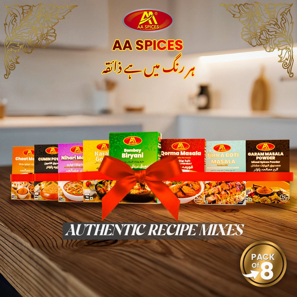 Pack Of 8 Recipe Spices